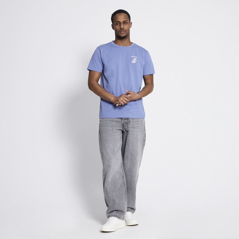 Printed tee "Bill" Blue